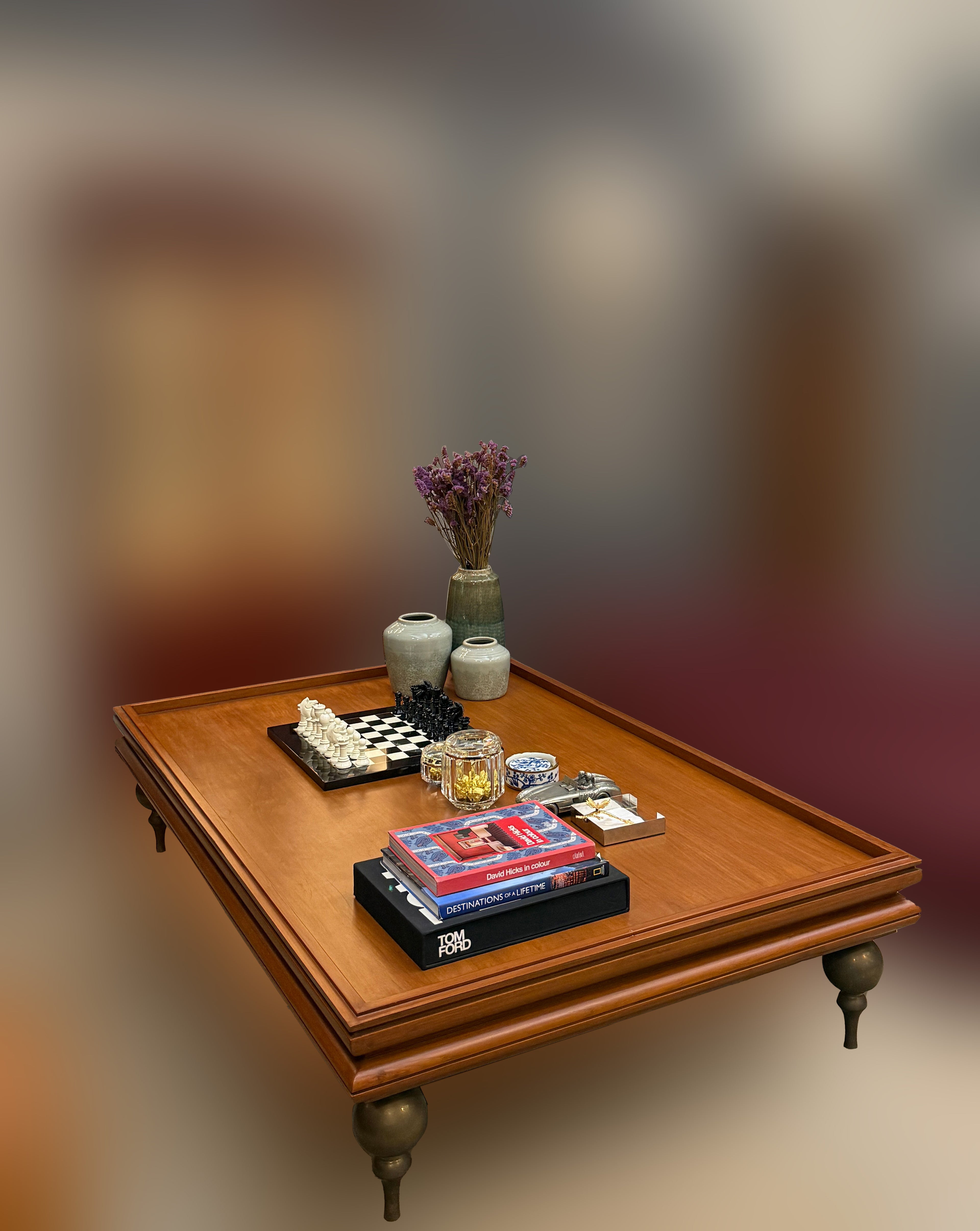 Center Table - Wooden Top (Price on Request)